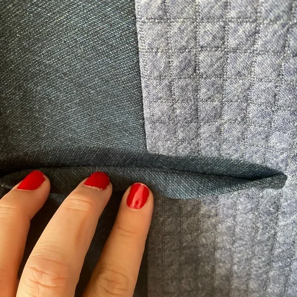 Lane Bryant quilted blue blazer 28w - Picture 5 of 6
